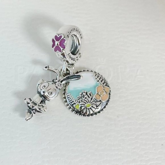 Pandora Disney Friend of Duffy  Dangle Sterling Silver Charm Fits European Brace - Picture 1 of 6